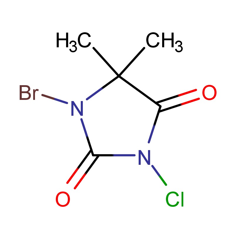 1-bromo-3-cloro-5,5-dimetilhidantoína para el tratamiento de agua circulante de la torre de enfriamiento