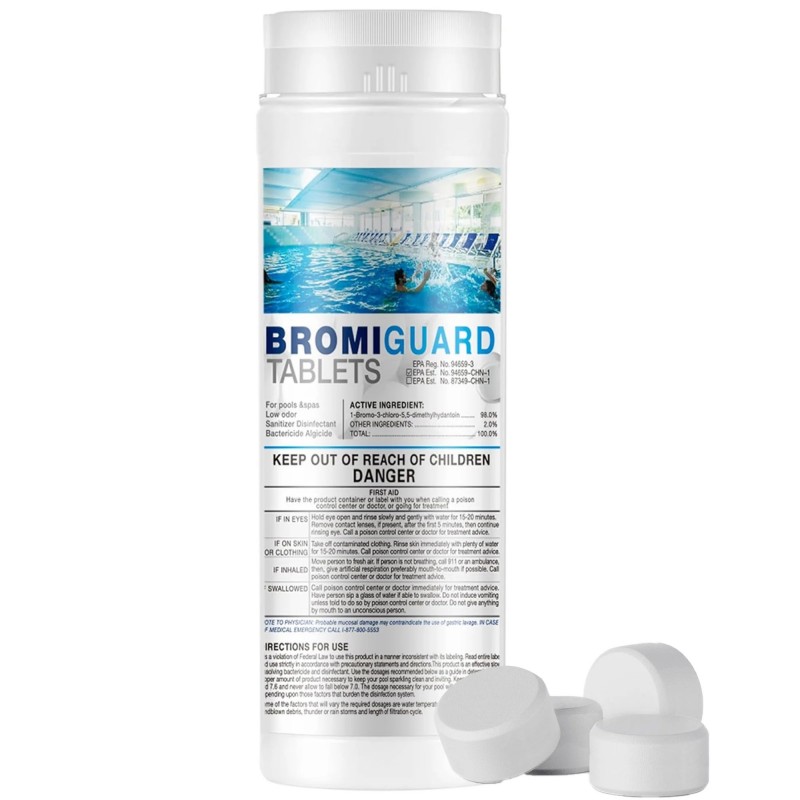 1-bromo-3-cloro-5,5-dimetilhidantoína para piscina y spa